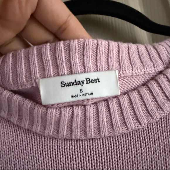 Aritzia Sundays Best Cotton Charm Cat Sweater Size small - Picture 5 of 10